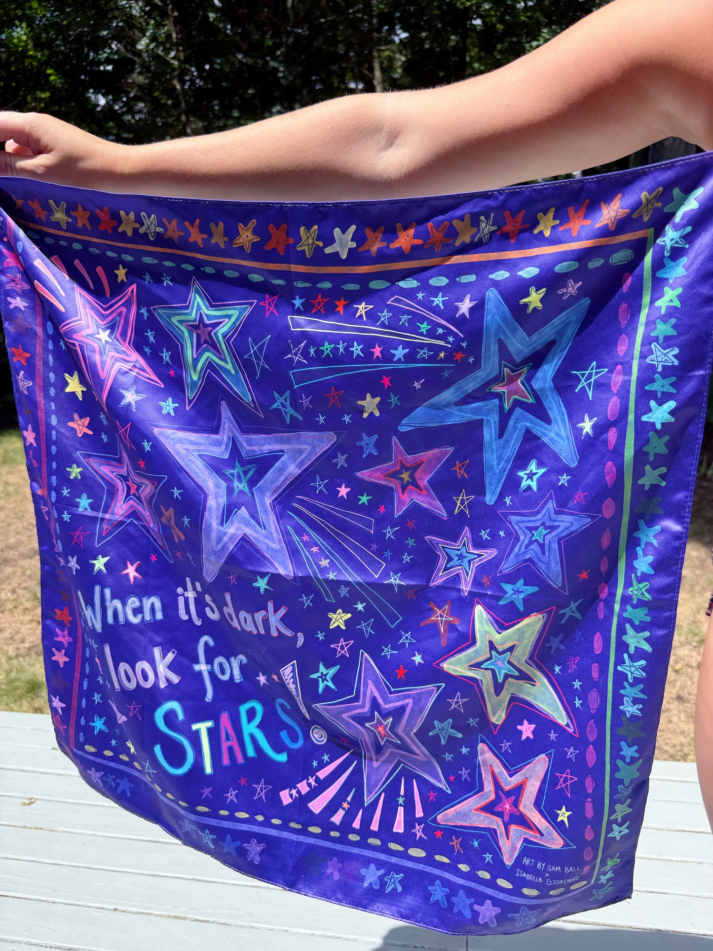 Stay Stacked x Art By Sam Ball Scarf