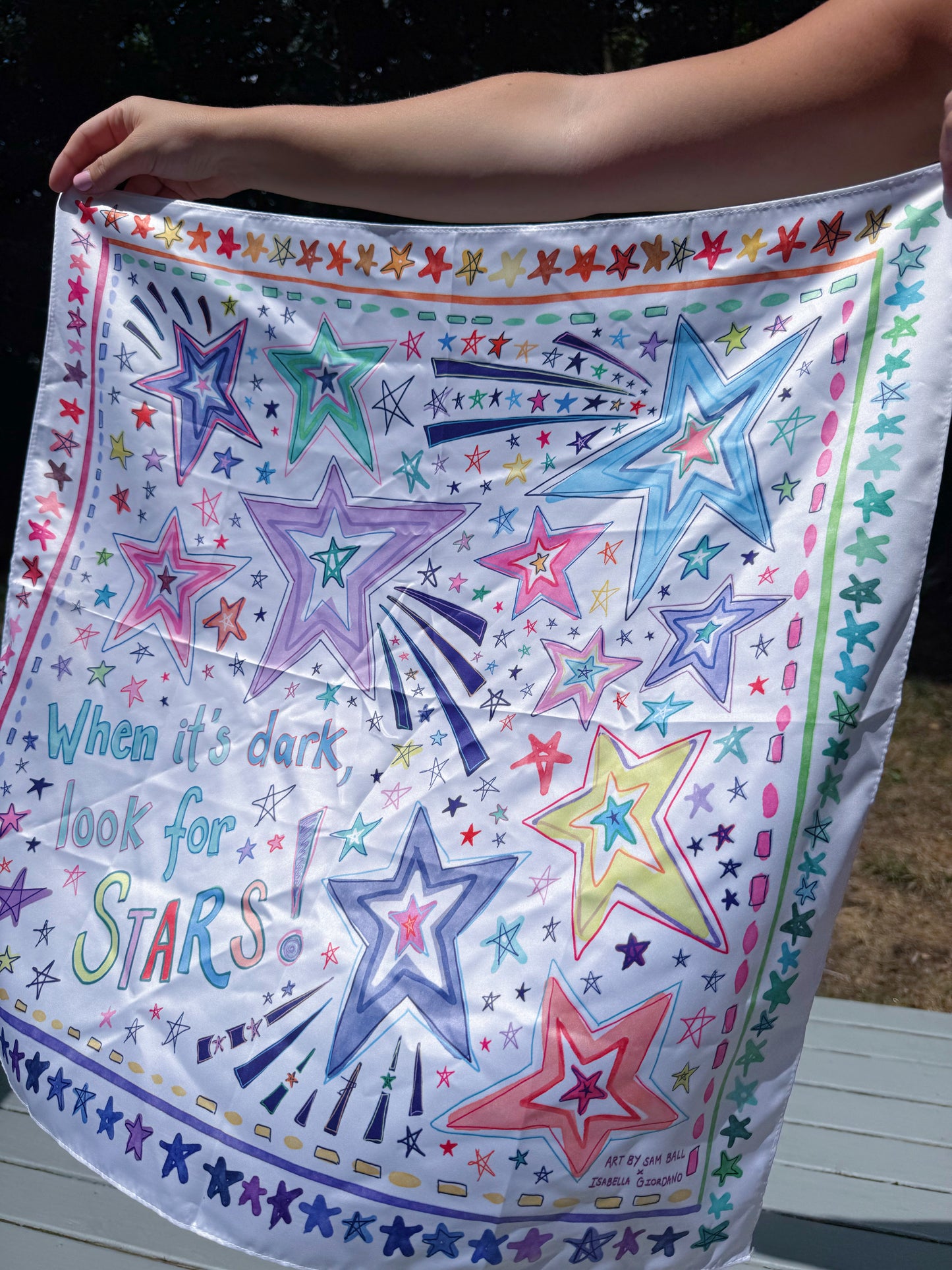 Stay Stacked x Art By Sam Ball Scarf